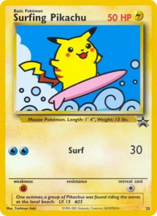 Buy WotC Promo: 028 Surfing Pikachu