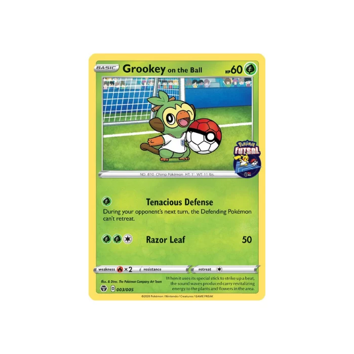 Buy Pokemon Futsal Promo: 003/005 Grookey On The Bal