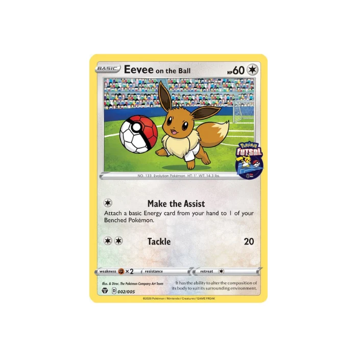 Buy Pokemon Futsal Promo: 002/005 Eevee On The Ball