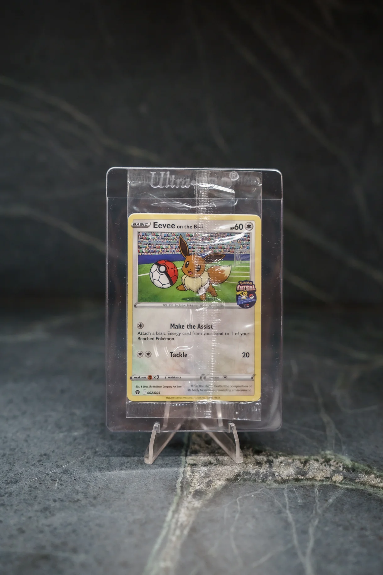 Buy Pokemon Futsal Promo: 002/005 Eevee On The Ball - Image 2