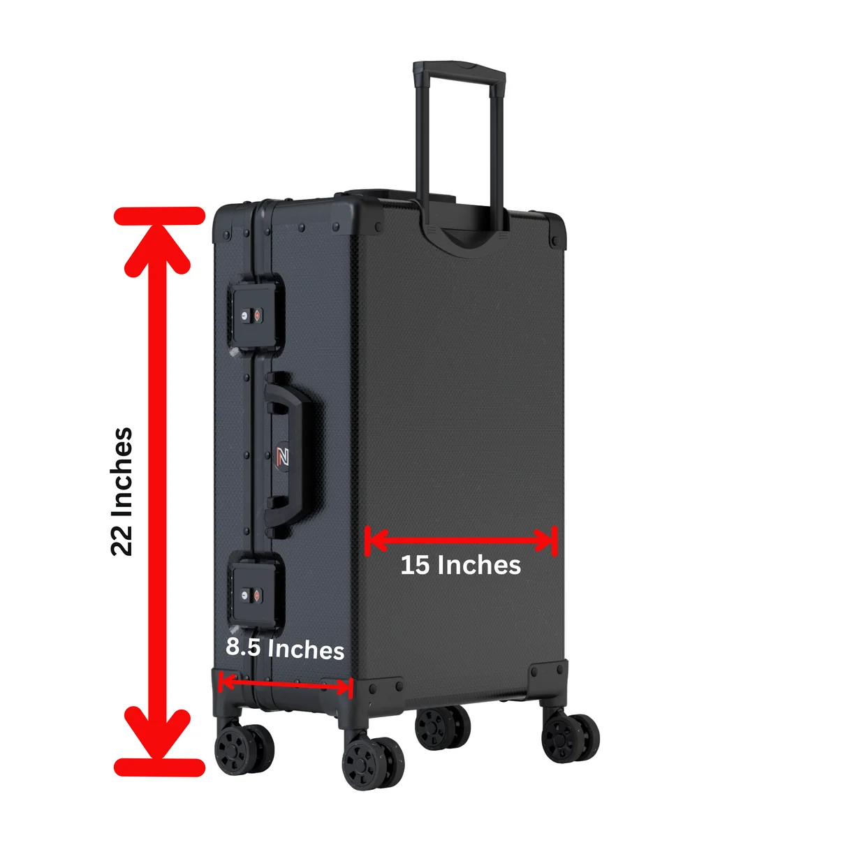 Buy Zion Cases Slab Case Titanium 4 (Carry-on for all airlines)