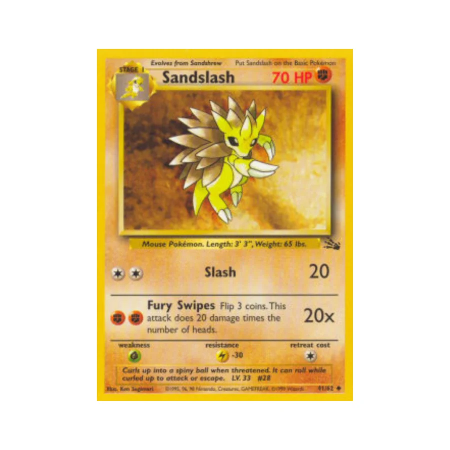Buy Fossil Unlimited: 41/62 Sandslash