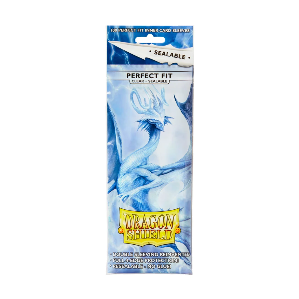 Buy Dragon Shield Sealable Perfect Fit Sleeves - Clear (100ct)