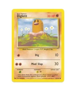 Buy Base Set Unlimited: 047/102 Diglett