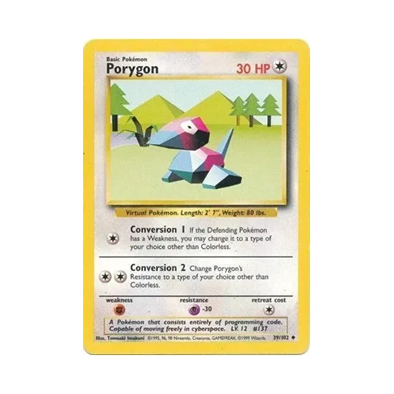 Buy Base Set Unlimited: 39/102 Porygon