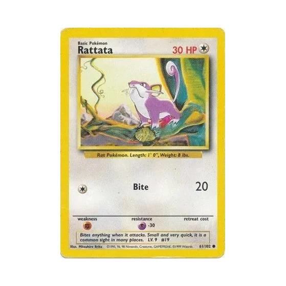 Buy Base Set Unlimited: 061/102 Rattata