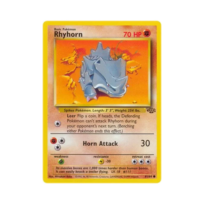 Buy Jungle Unlimited: 61/64 Rhyhorn