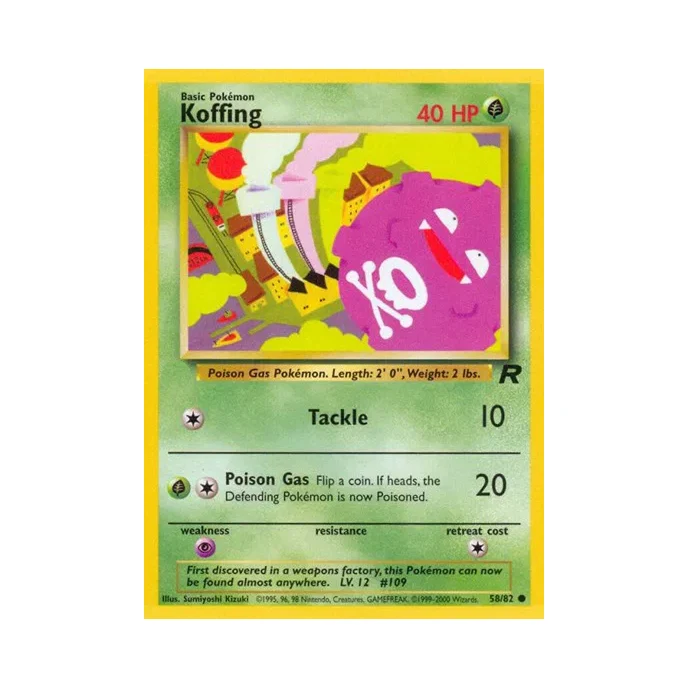 Buy Team Rocket Unlimited: 58/82 Koffing
