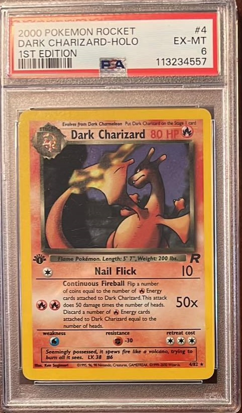 Buy Dark Charizard - 4-82 1st Edition - PSA 6