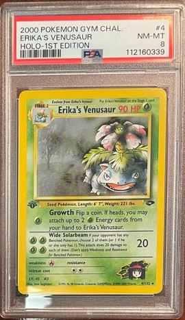 Buy Erika’s Venusaur - 4-132 - 1st Edition PSA 8