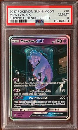 Buy Mewtwo GX - 78/73 - PSA 8
