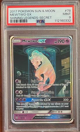 Buy Mewtwo GX - 78/73 - PSA 9