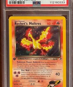 Buy Rocket's Moltres - 12-132 - 1st Edition - PSA 8