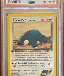 Buy Rocket's Snorlax - 33-132 - 1st Edition - PSA 8