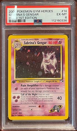 Buy Sabrina's Gengar - 14-132 - 1st Edition - PSA 6