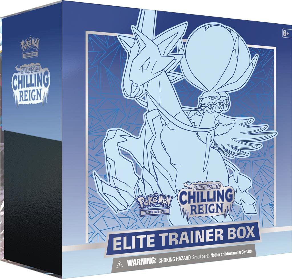 Buy Sword & Shield - Chilling Reign Ice Rider Calyrex Elite Trainer Box