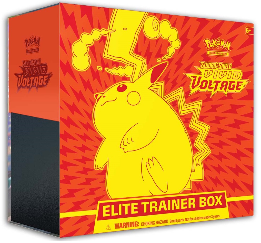 Buy Sword & Shield - Vivid Voltage Elite Trainer Box
